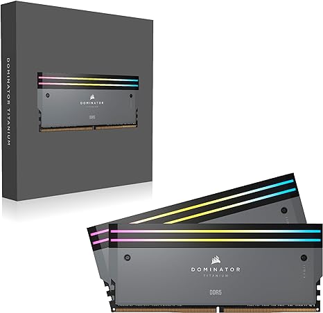 Corsair Dominator Titanium 32GB (2x16GB) DDR5 Memory Kit Corsair Dominator Titanium 32GB (2x16GB) DDR5 Memory Kit